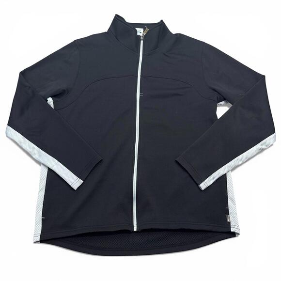 Other - ALO x Nintendo World New York Full Zip Jacket Mens Size Large Black Mock Neck